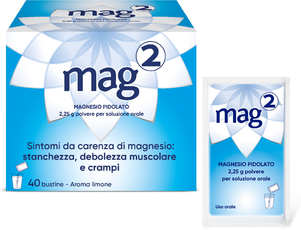 OPELLA HEALTHCARE ITALY Srl Mag 2 Magnesio Pidolato 2,25 g, 40 Bustine