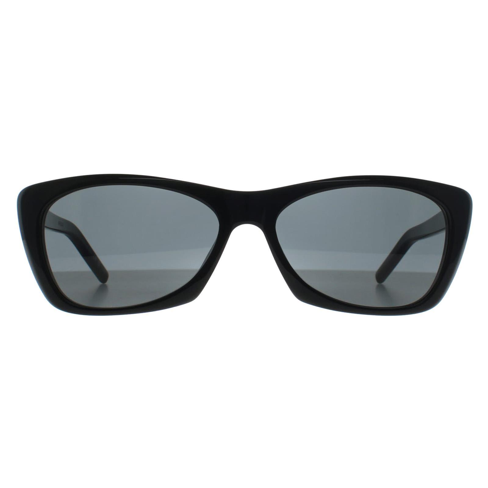 Saint Laurent Rechthoek Dames Glimmend Zwart Grijs SL 613