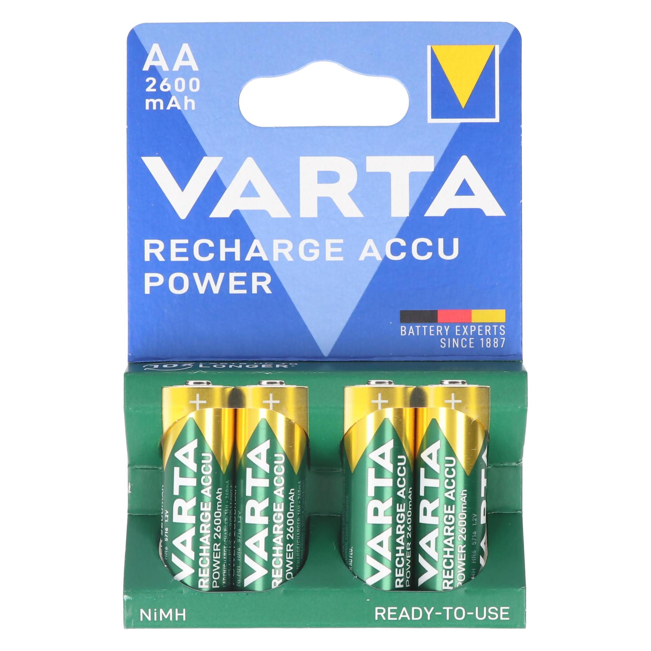 Varta UNI Standardbatterie für (4 Stk., AA, 2600 mAh) (05716 101 404)