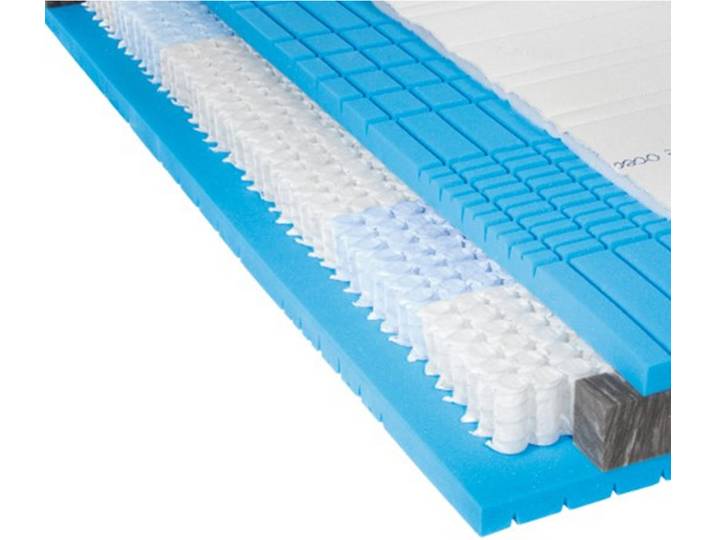 Novel Taschenfederkernmatratze Emotion S60 Hybrid, Weiß, H3, rechteckig, 160x200 cm, Made in Germany, Härtegradauswahl, Über- und Sondergrößen erhältlich, Bezug abnehmbar/waschbar, wendbar, optimale Belüftung, für verstellbare Lattenroste geeignet, Tragegriffe, atmungsaktiv, aktive Schulterzone, alternative Größen orthopädische Matratze, Schlafzimmer, Matratzen Shop, Matratzen, Taschenfederkernmatratzen