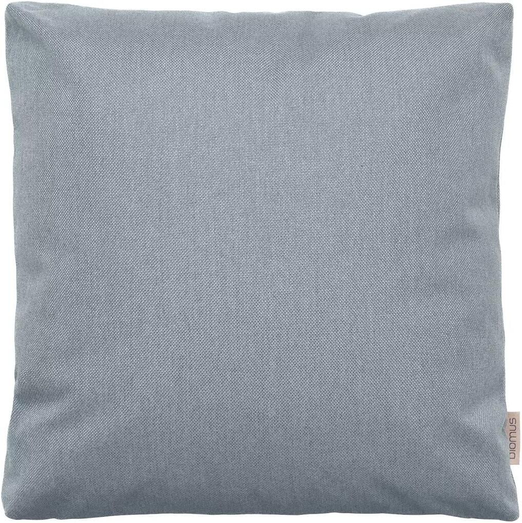 Dekokissen BLOMUS "STAY 45 x 45 cm", grau (hellblau, ocean), B:45cm L:45cm, Kunstfaser, Kunststoff, Dekokissen_Sitzkissen_Kissenhüllen, Dekokissen hellblau, ocean B/L: 45cm x 45cm, 1 Stk.