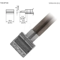 HAK T39-SP104 - Aktiv-Lötspitze T39-SP104, Spatel