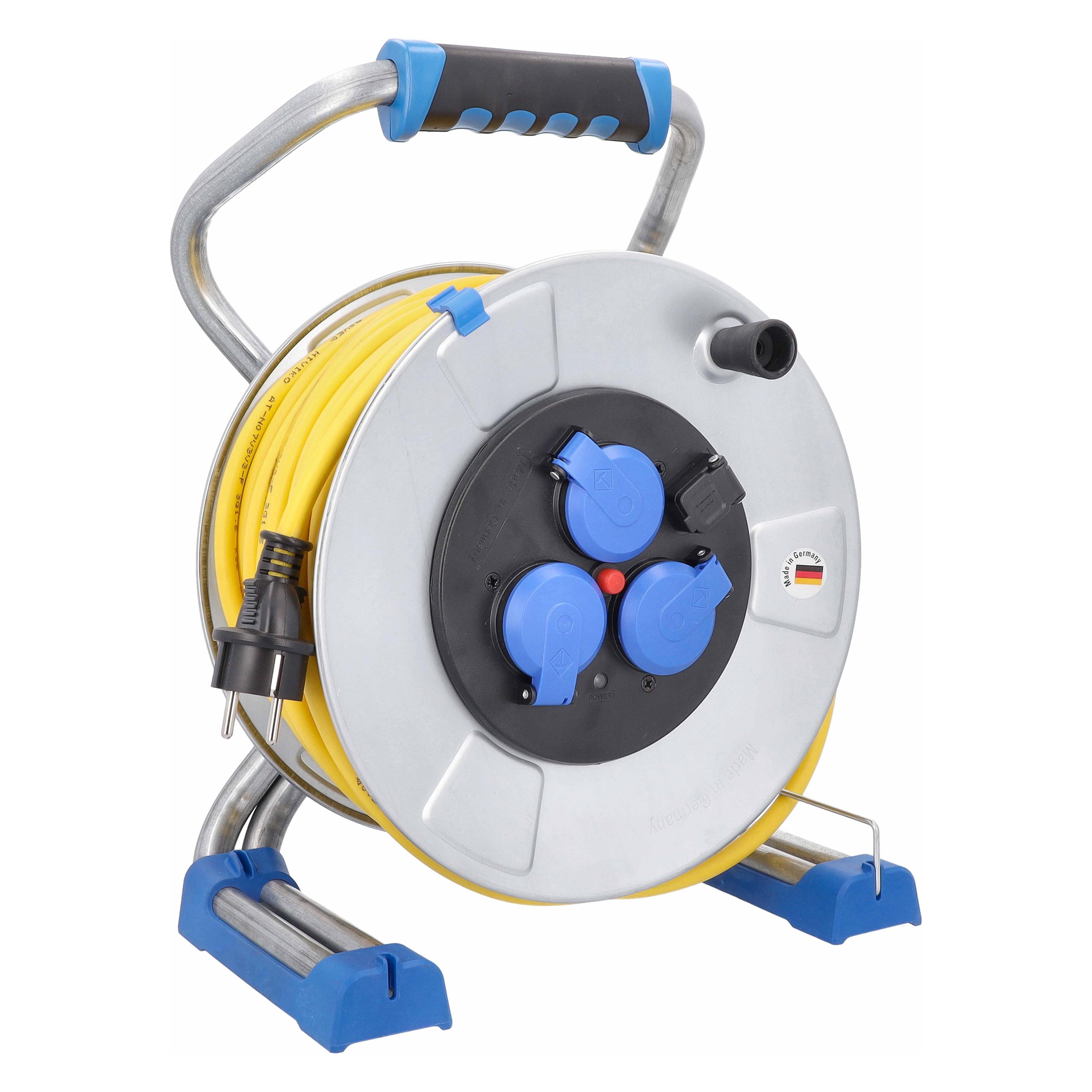 As - Schwabe Metallkabeltrommel mit USB (50 m, 1.50 mm²) (22733)
