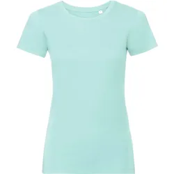 Russell Damen T-Shirt Pure Organic R-108F-0 aqua L