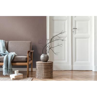 Vliestapete LIVING WALLS "Unitapete Leausenstruktur - Vliestapete modern", braun, B:0,53m H:0,02m L:10,5m, Vlies, Tapeten, Moderne Vliestapete aus Leausenoptik