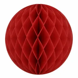 Creativery 1 Wabenball 15cm Papierkugeln Honeycomb Pompons Hängedeko Partydeko Dekoball Bordeaux