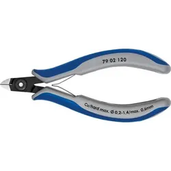 KNIPEX Präzisions-Elektronik-Seitenschneider 120mm brüniert 79 02 120