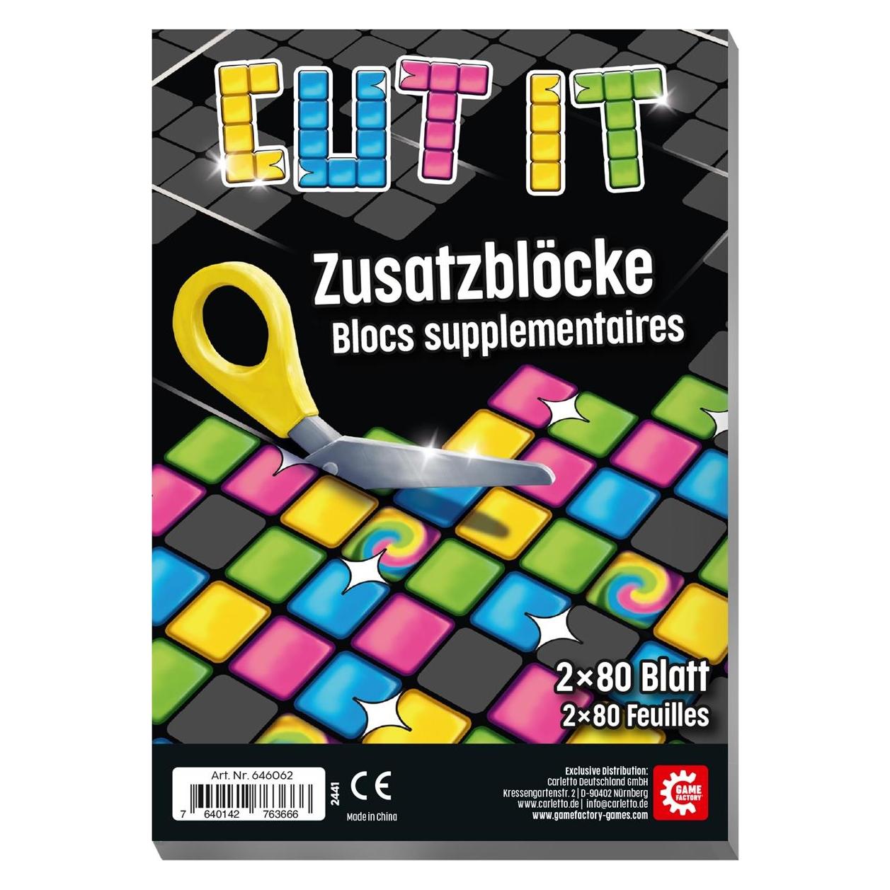 Game Factory Cut it Zusatzblöcke (mult) (Deutsch, Französisch, Italienisch, 1 - 4 Spieler) (7640142763666-7640142763666)