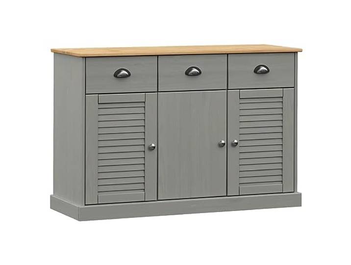 vidaXL Sideboard mit Schubladen VIGO 113x40x75 cm Massivholz Kiefer