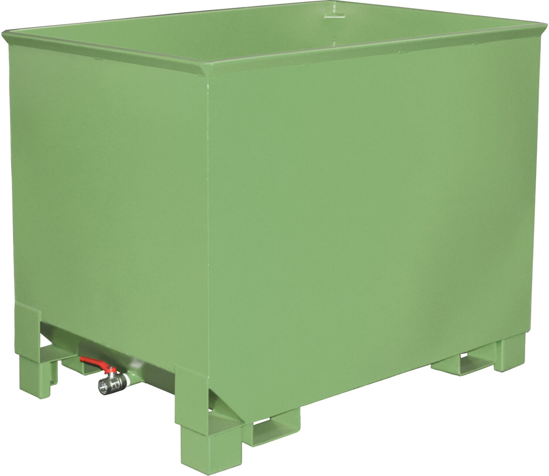 Bauer Südlohn Spänekasten CS 80, lackiert, Resedagrün (4511-04-2500-6011)