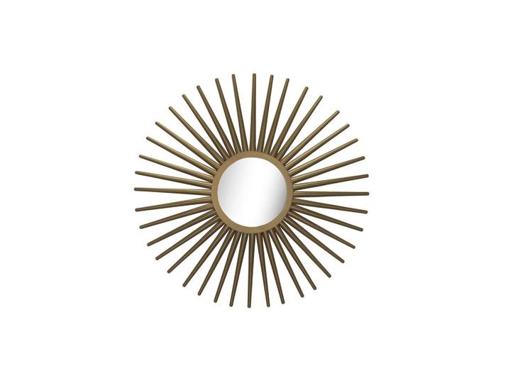 Kunstloft Wandspiegel Gold 92/92 cm, Goldfarben, Metall, 7.1x92x3 cm, Spiegel, Wandspiegel
