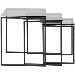 Ebuy24, Couchtisch + Beistelltisch, Couchtisch Kamma (50 x 50 x 55 cm)