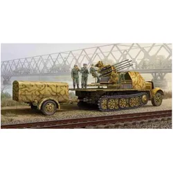 Trumpeter German 2cm Flakvierling 38 auf Selbstfahrlafette (Sd.Kfz.7/1 Late Version)