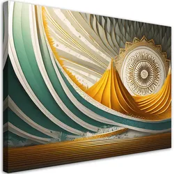 WANDBILD mandala orientalische abstraktion
