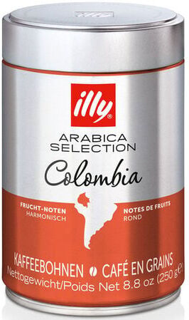 cafeIlly Illy - Monoarabica Kolumbien Kaffeebohnen 250 G - MaxiCoffee