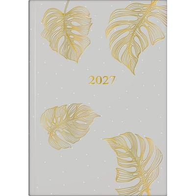 rido/idé 7028507037 Buchkalender Premium Young Line 2027 'Monstera' A5, Papier