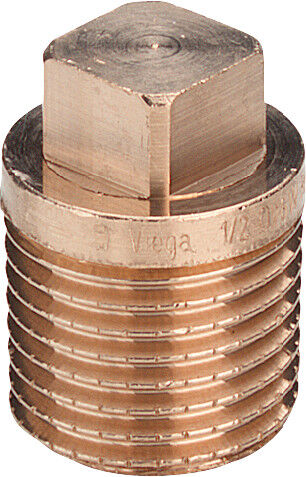 Viega bouchon 266622 R 1, bronze à canon, carré