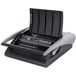 GBC Spiralbindegerät CombBind C210, schwarz, bindet 450, stanzt 25 Blatt 80g