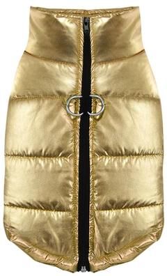 Uplift Picks Waterproof Winter Dog Jacket Warm Vest For Small Dogs gold s