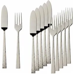 Villeroy & Boch Blacksmith Fischbesteck, Besteck, Silber