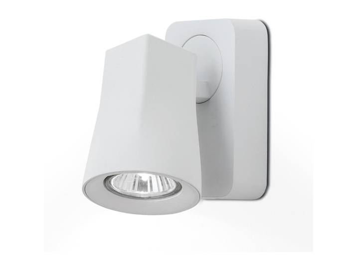Spot Aurora weiss Aluminium-Druckguss B 8 cm