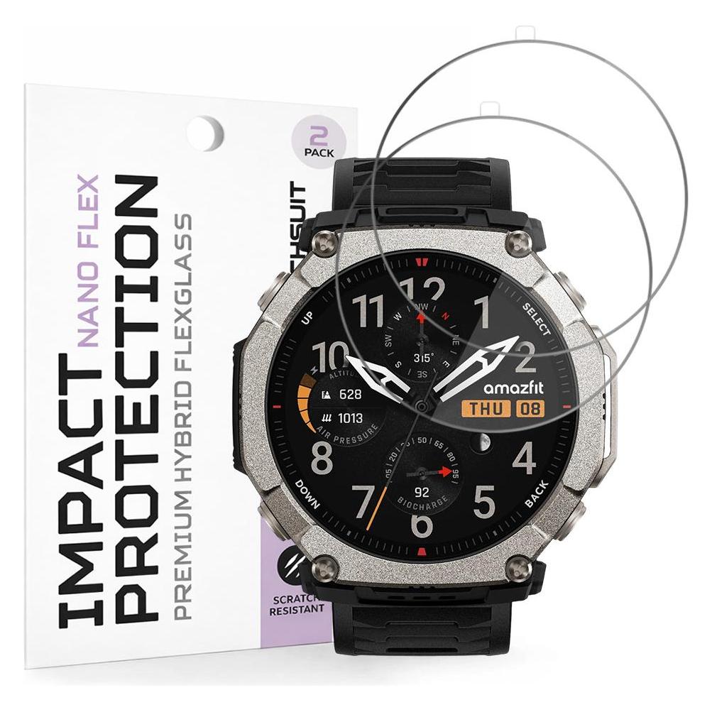 Techsuit - Nano Flex (2 pack) - Amazfit T-Rex Ultra 2 - Black (68651621)