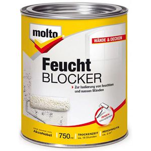 Molto Isolierfarbe Feucht Blocker, 0,75l, innen, gegen Feuchtigkeit