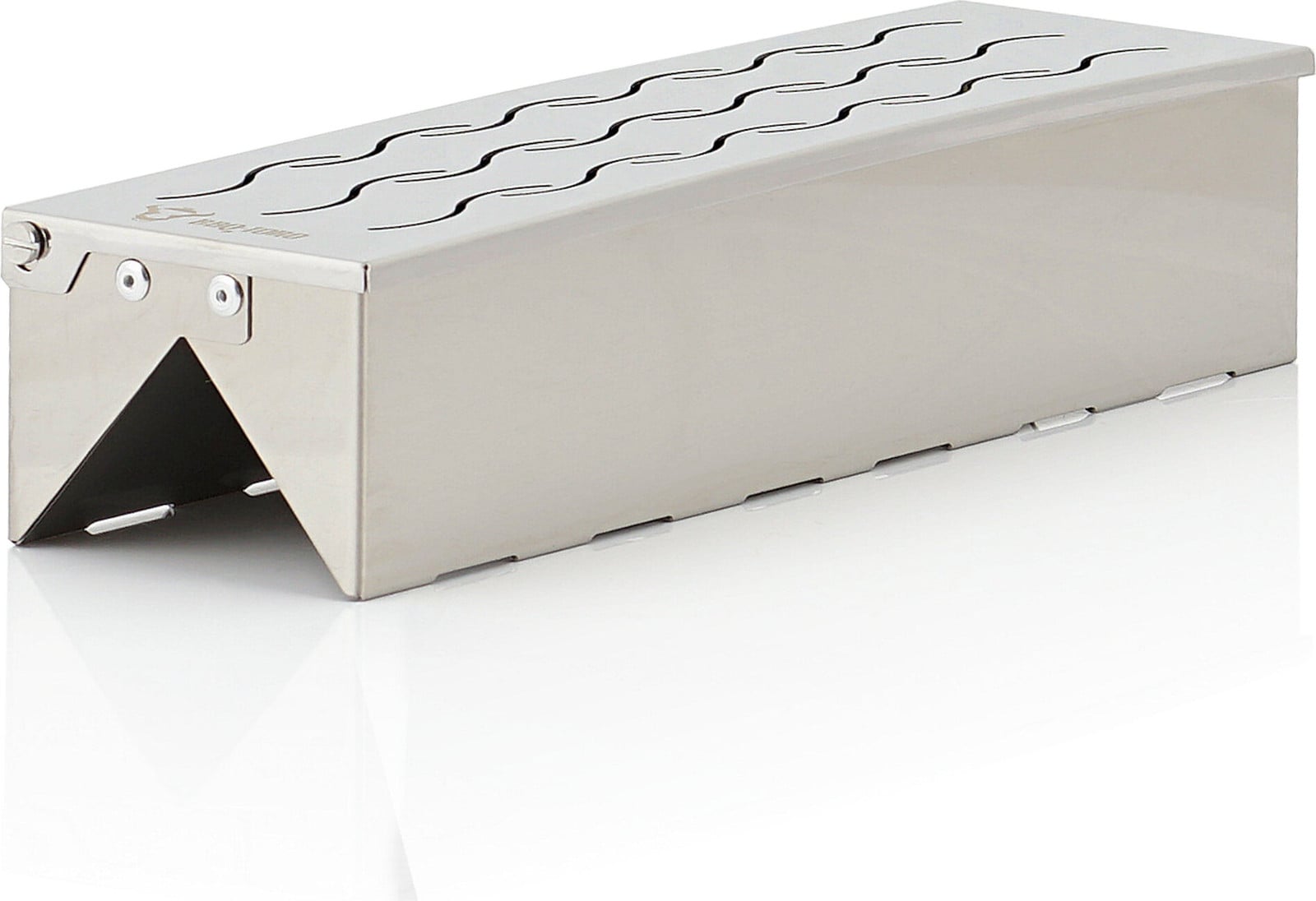 BBQ-Toro roestvrijstalen rookbox Triangle B/D/H: 31 x 8,5 x 6,5 cm voor gasgrill en houtskoolgrill