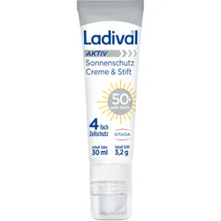 Ladival Aktiv Sonnenschutz Creme & Stift LSF50+ 30 ML
