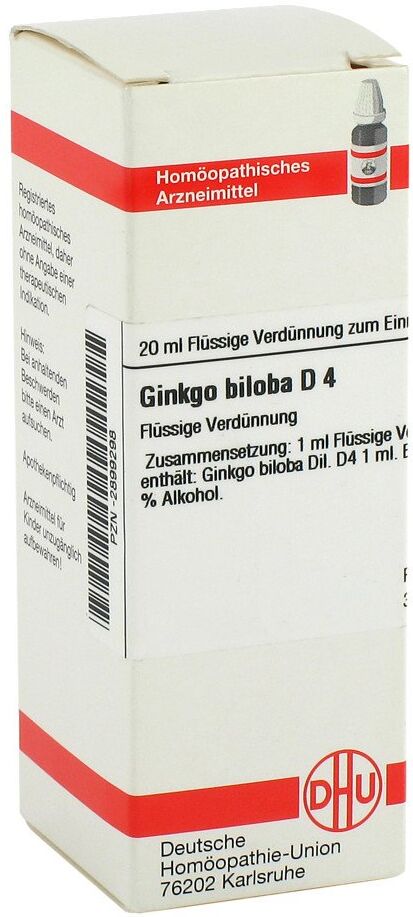 DHU Ginkgo Biloba D4 Dilution