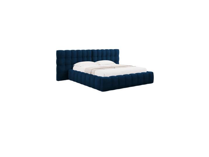 Design Polsterbett „Bali XL“ mit Ablagefach, Königsblau Samt Königsblau chosen by Bloomingloft