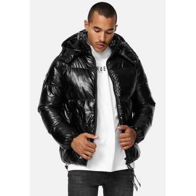 Winterjacke TRUEPRODIGY "Constance Reflektierender Innenkragen Kapuze extra große Seitentaschen", Herren, Gr. S, schwarz, Obermaterial: 100% Polyester PES., regular fit, Jacken Winterjacke