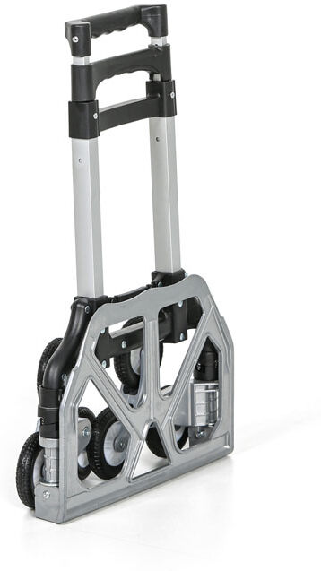 B2B Partner Treppenkarre mit 3-Stern-Rädern, Traglast 80 kg, Räder aus schwarzem Gummi