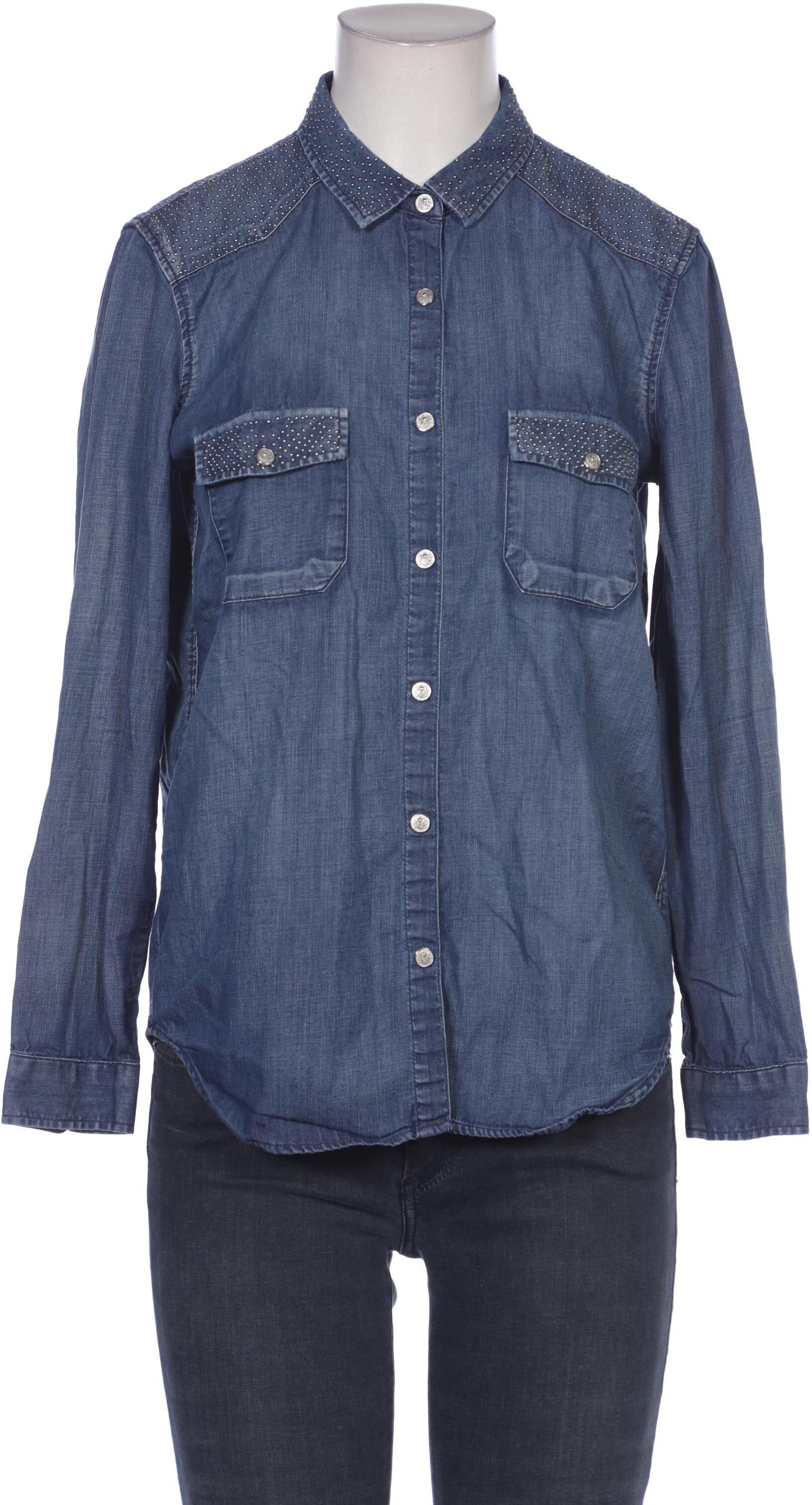 The Kooples Damen Bluse, Blau, Gr. S, Baumwolle - Second Hand