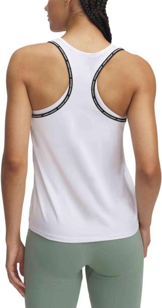 Camiseta Sin Mangas Under Armour 1389851-100 Blanco Xs Mujer