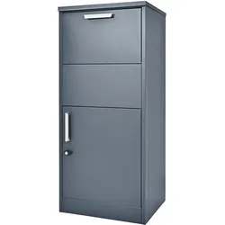 Tchibo - Paketbox - 50x39x114cm - anthrazit -