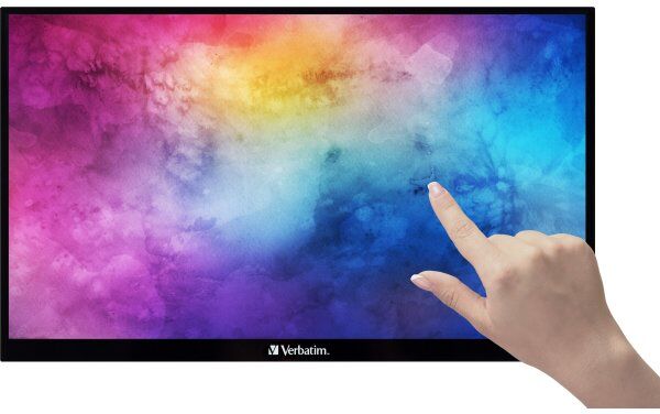Verbatim 15,6” Bærbar Touch Monitor, Full Hd