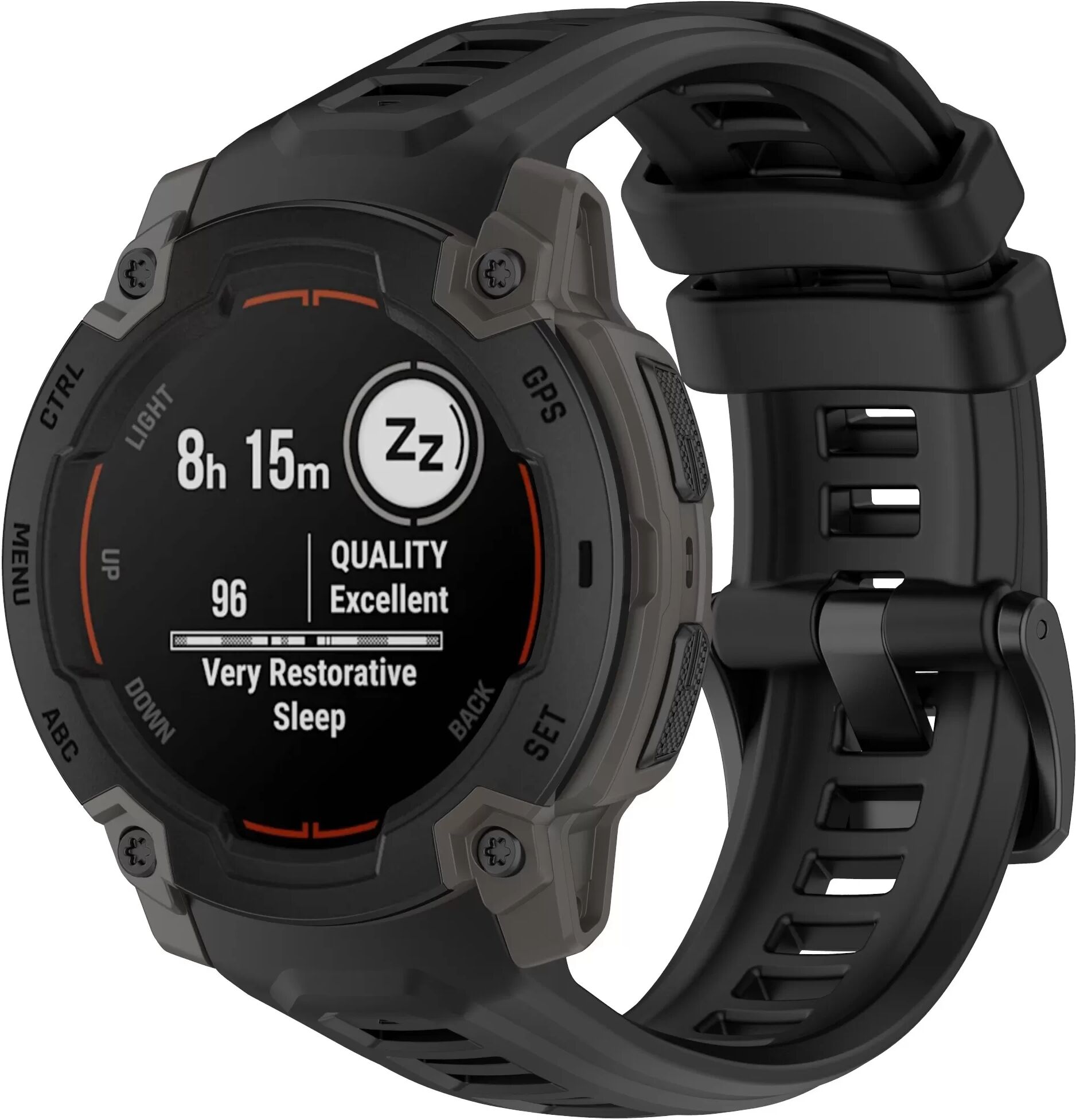INF Garmin Instinct E (40mm) Silikon Uhrenarmband - Schwarz