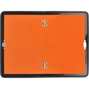 ProPlus Fahrzeugkennzeichnung Gefahrguttransport, 40 x 30 cm, aus Stahlblech, orange/schwarz, klappbar