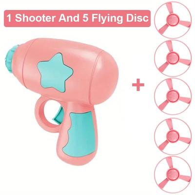 Multisell Products Hub Interactive Flying Disc Toy For Cats   Mini Launching Pet Training Toy For Kitten Games pink
