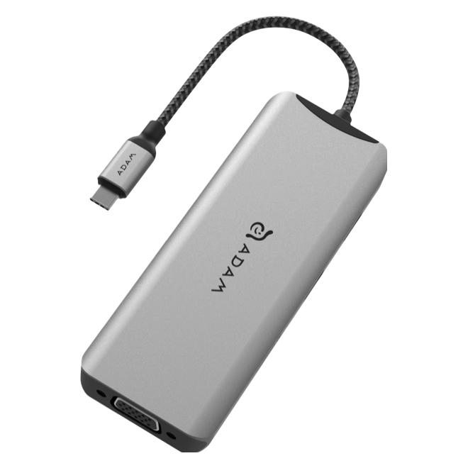 Adam Elements Casa Hub A09 (USB-C, 9 Ports) (AAPADHUBA09GY)