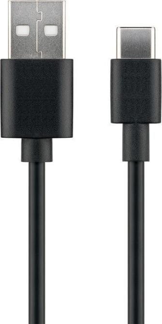 MicroConnect USB 3.1 naar USB-C kabel, 3 meter, USB-A naar USB-C, USB 2.0, zwart