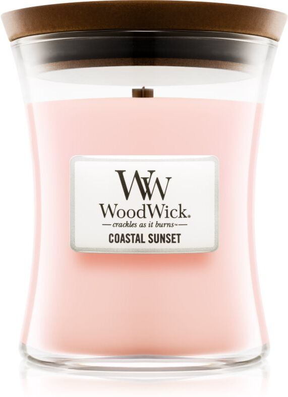 Woodwick Coastal Sunset bougie parfumée avec mèche en bois 275 g