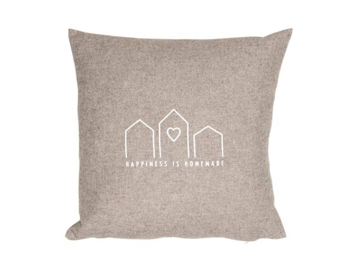 Herbalind Zirben-Flanell Kissen «Happiness is Homemade»