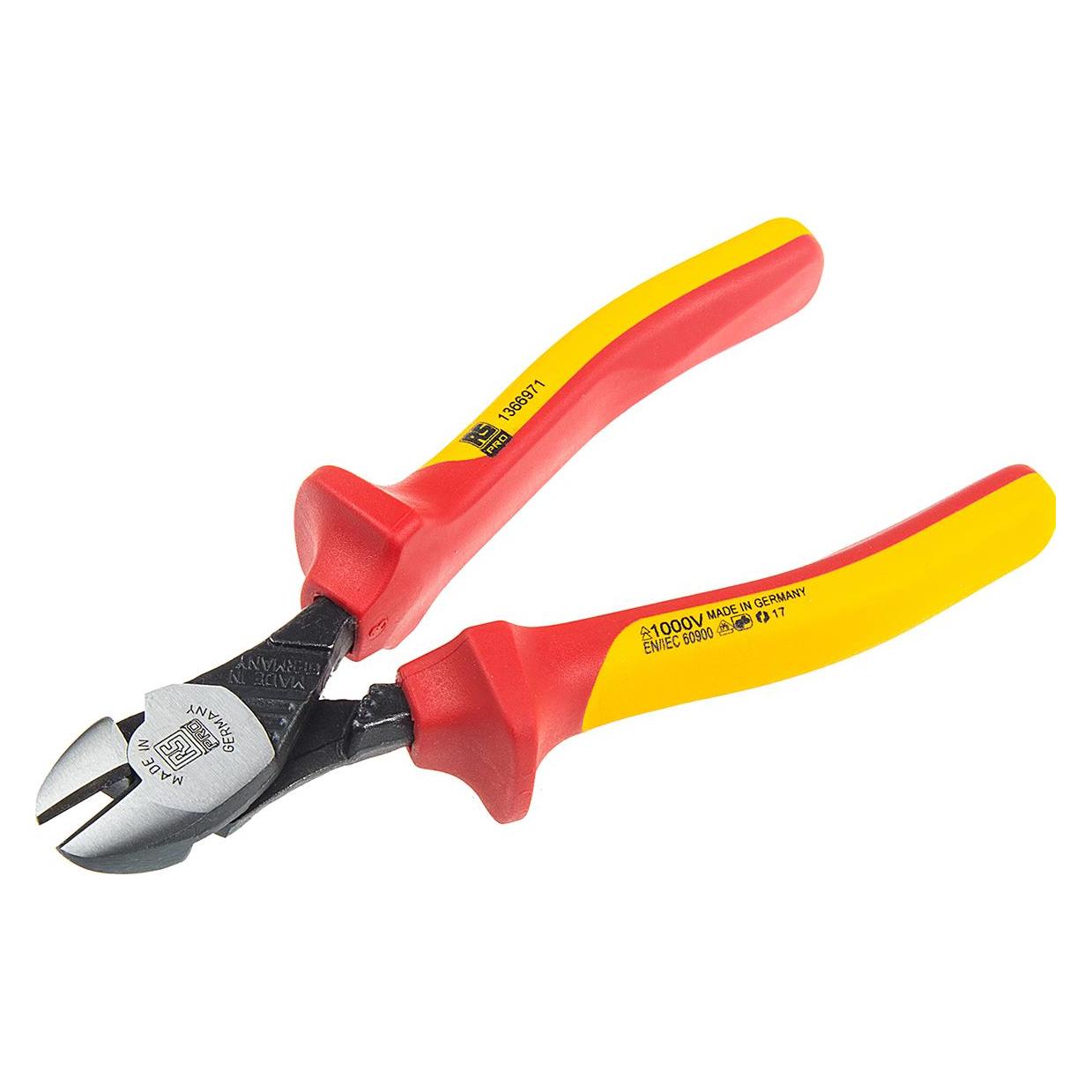 RS PRO VDE HD diagonal cutter X-Plus (160 mm) (1366971)