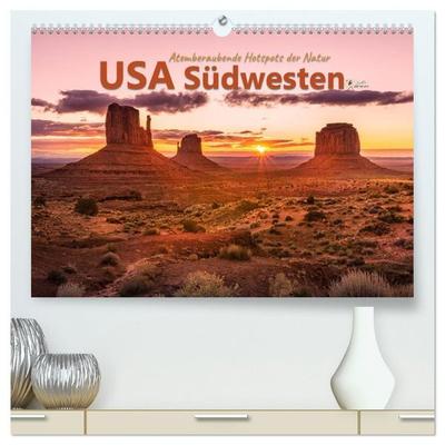 USA Südwesten - Atemberaubende Hotspots der Natur (hochwertiger Premium Wandkalender 2027 DIN A2 quer), Kunstdruck in Hochglanz