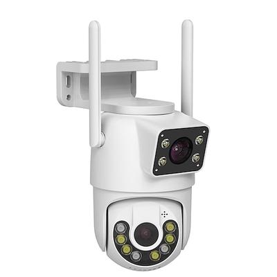 Didseth 4 MP WLAN-PTZ-Kamera für den Außenbereich, Dual-Objektiv, menschliche Erkennung, Nachtsicht, Sicherheit, Schutz, CCTV, Vedio-Überwachung, IP-Kamera