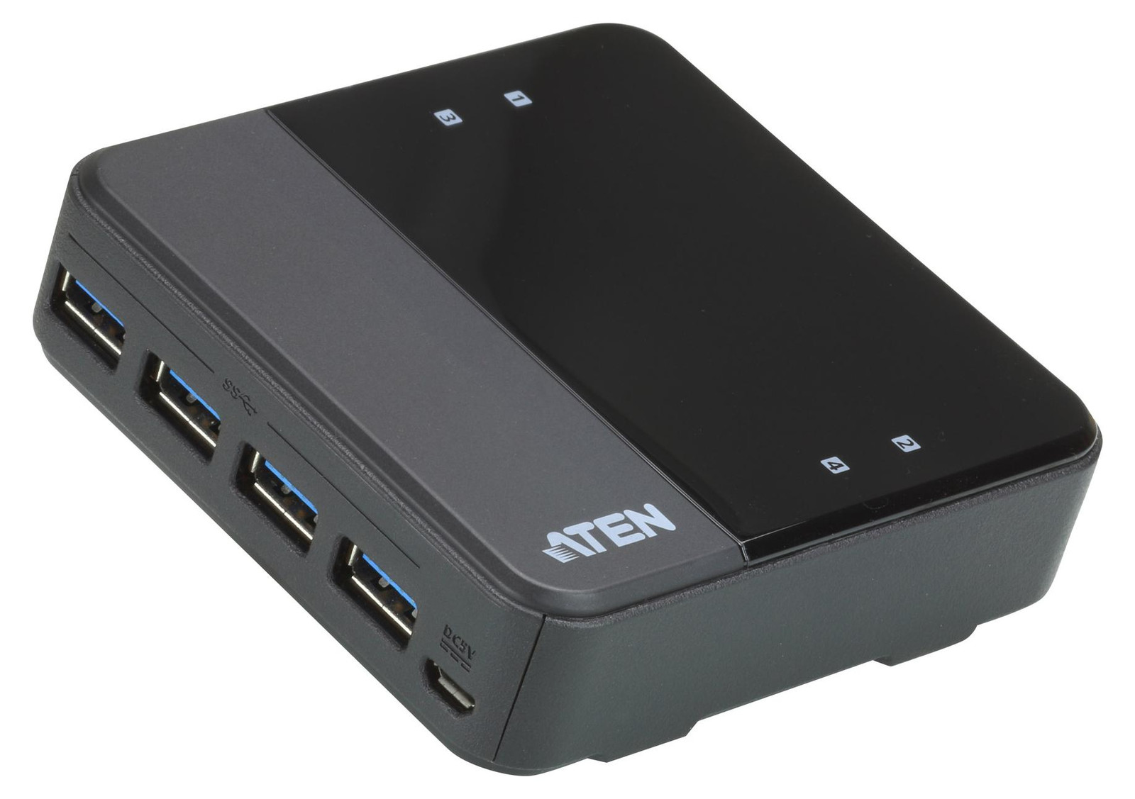 ATEN US434 USB 3.0-apparaatschakelaar met 4 poorten