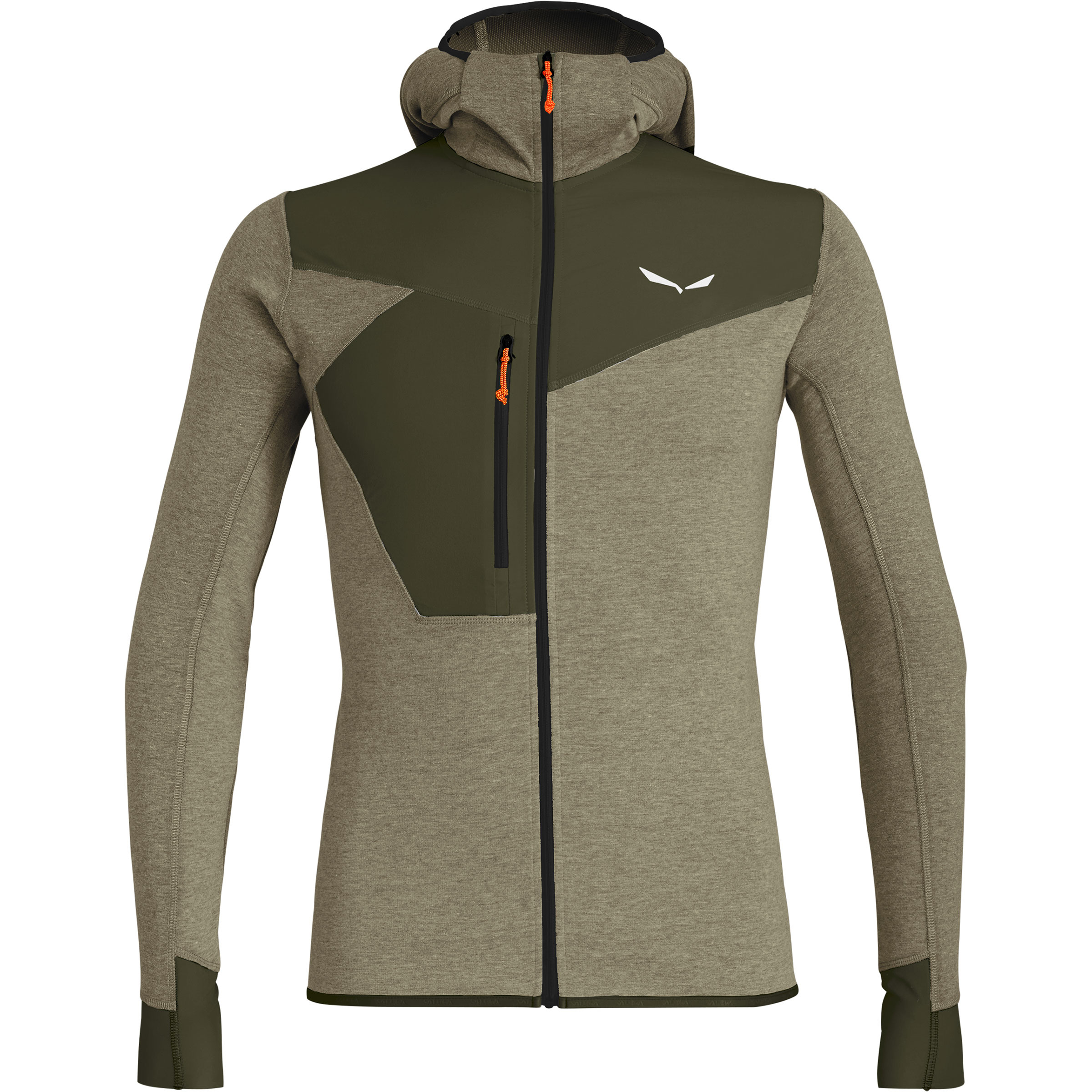Salewa Puez 2 DRY Herren Fleecejacke oliv Größe XXL Trekking Hautfreundlich