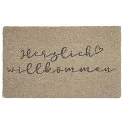 Giftcompany, Fussmatte, Herzlich Willkommen 45 x 75 cm (45 x 75 cm)